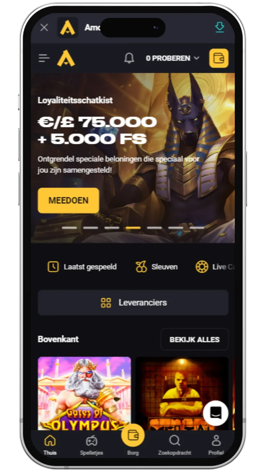 Amonbet Casino App